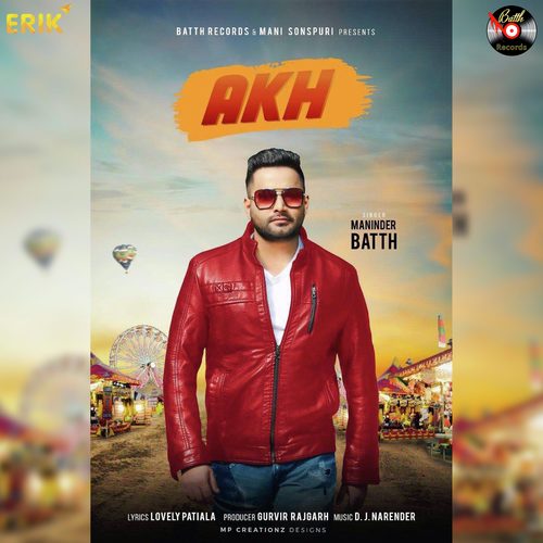 download Maninder Batth  Akh mp3 Single Tracks song 