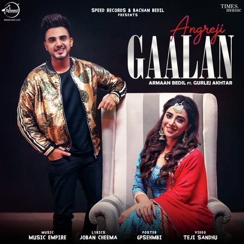 download Armaan Bedil, Gurlej Akhtar  Angreji Gaalan mp3 Single Tracks song 