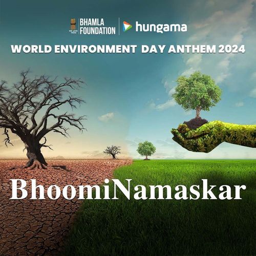 download Bhamla Foundation  and  Mr. Shantanu Mukherji, Shreya Ghoshal, Neeti Mohan, Shankar Mahadevan, Shaan, Shekhar Ravjiani, Aman Pant  Bhoomi Namaskar mp3 Single Tracks song 