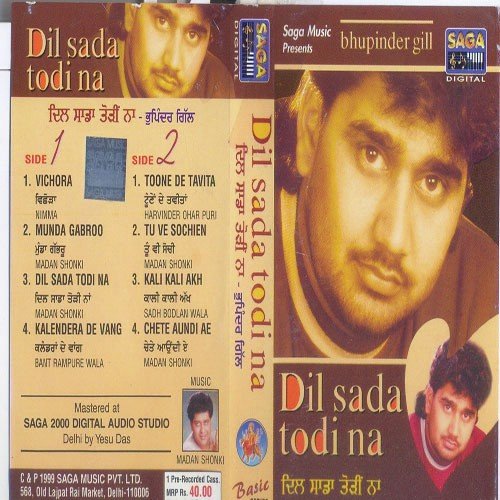 download Bhupinder Gill  Dil Sada Todi Na mp3 Single Tracks song 