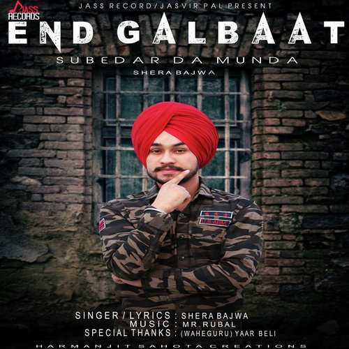 download Shera Bajwa  End Gal Baat mp3 Single Tracks song 