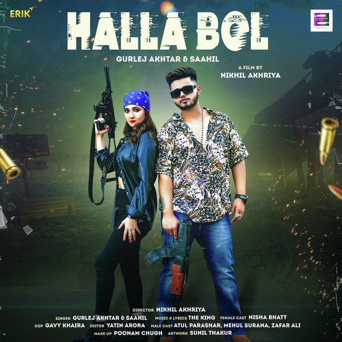 download Gurlej Akhtar, Saahil  Halla Bol mp3 Single Tracks song 