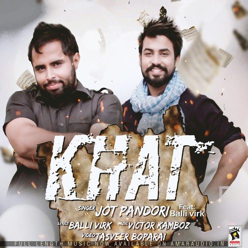 download Jot Pandori, Balli Virk  Khat mp3 Single Tracks song 