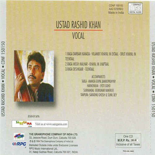 download Ustad Rashid Khan  Khayal Megh Malhar Ustad Rashid Khan mp3 Single Tracks song 