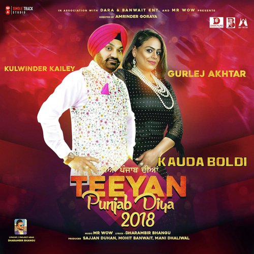 download Gurlej Akhtar, Kulwinder Kelly  Kouda Boldi mp3 Single Tracks song 