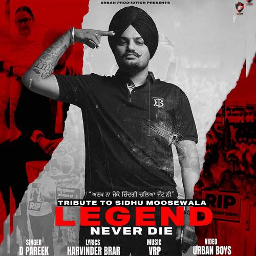 download D Pareek, VRP Music  Legend Never Die mp3 Single Tracks song 