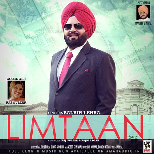 download Balbir Lehra  Limtaan mp3 Single Tracks song 