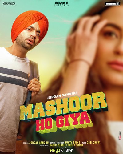 download Jordan Sandhu  Mashoor Ho Giya mp3 Single Tracks song 