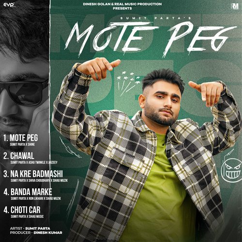 download Sumit Parta, Shine, Isha Sharma  Mote Peg mp3 Single Tracks song 