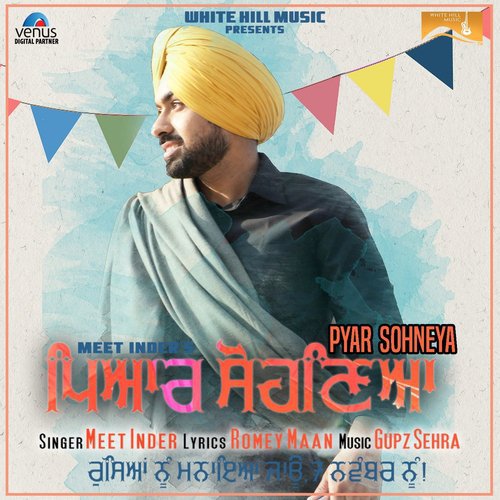 download Meet Inder  Pyar Sohneya mp3 Single Tracks song 