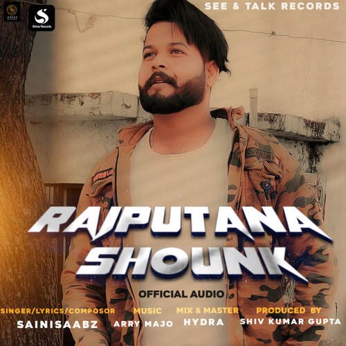 download Sainisaabz  Rajputana Shounk mp3 Single Tracks song 