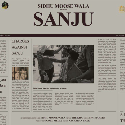 download Sidhu Moose Wala  Sanju mp3 Single Tracks song 