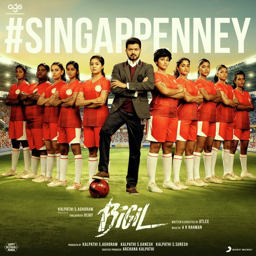 download A.R. Rahman, Shashaa Tirupati  Singappenney mp3 Single Tracks song 