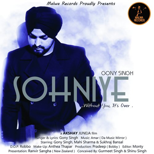 download Gony Singh  Sohniye mp3 Single Tracks song 