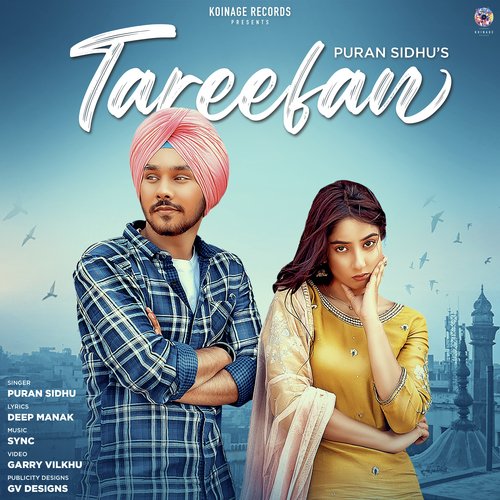 download Puran Sidhu  Tareefan mp3 Single Tracks song 