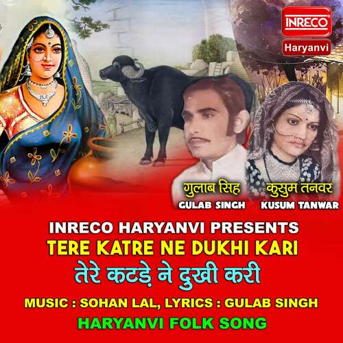 download Gulab Singh, Kusum Tanwar  Tere Katre Ne Dukhi Kari mp3 Single Tracks song 