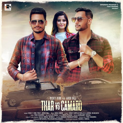 download Vicky Virk, Desi Crew  Thar Vs Camaro mp3 Single Tracks song 