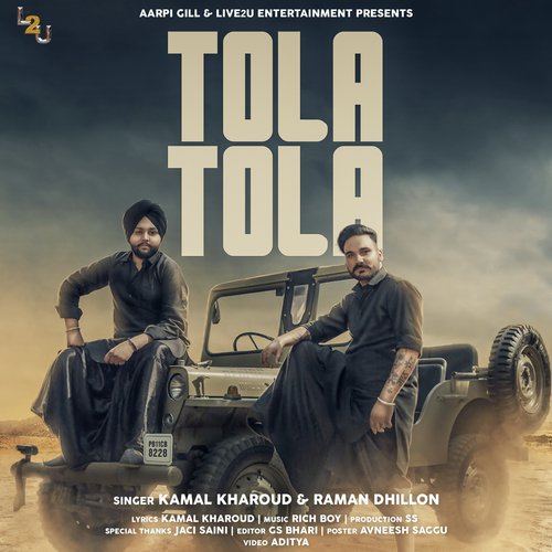 download Kamal Kharoud, Raman Dhillon  Tola Tola mp3 Single Tracks song 