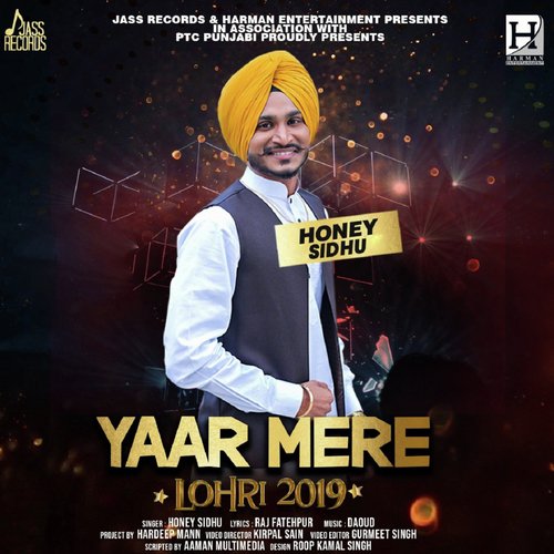 download Honey Sidhu  Yaar Mere mp3 Single Tracks song 