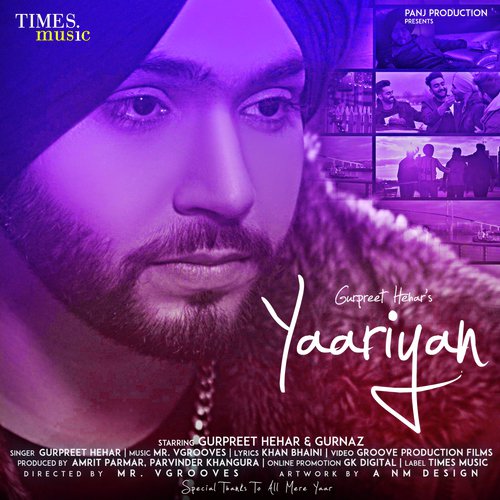 download Gurpreet Hehar  Yaariyan mp3 Single Tracks song 